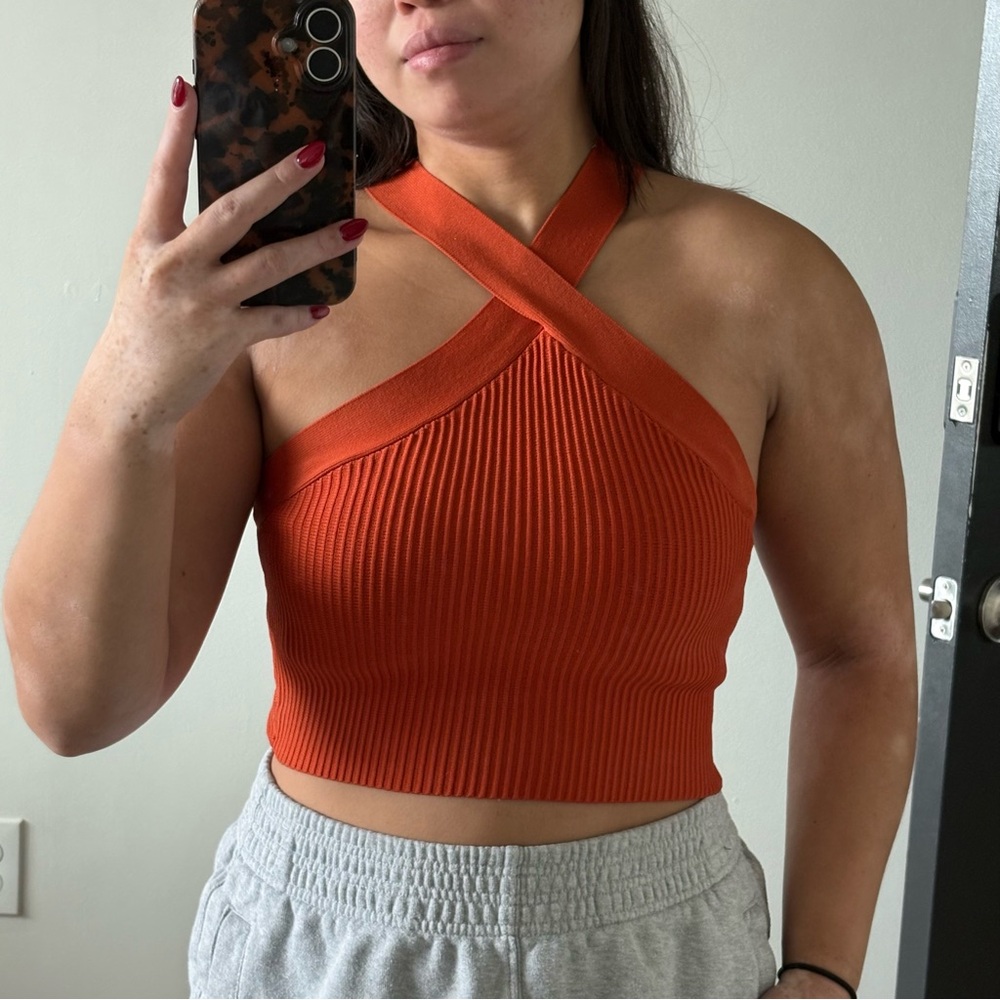 Forever 21 Cross-Front Tank Top